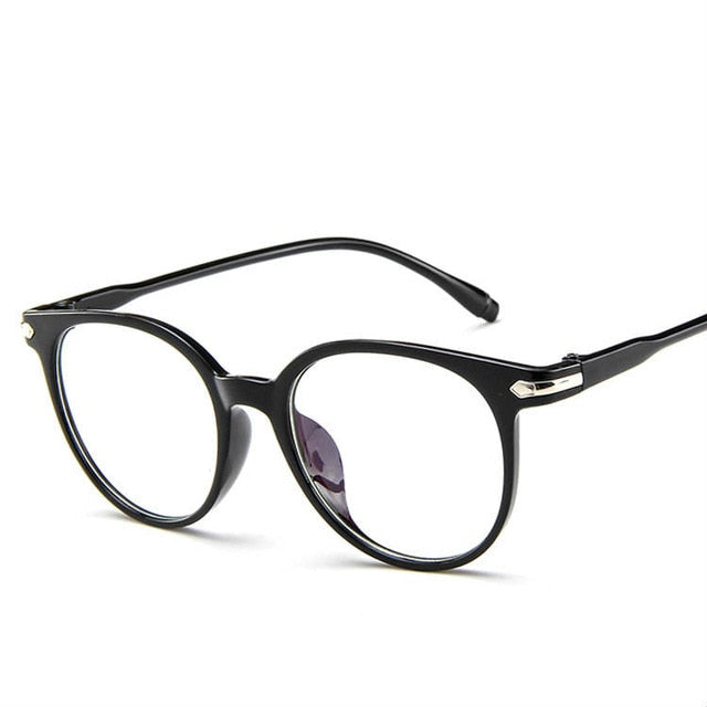 2019 New Round Eyeglasses Women/Men Fashion Round Eye Glasses Frame For Female Transparent Fake Glasses Cute Clear Glasses Frame