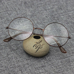 Fashion Vintage Retro Metal Frame Clear Lens Glasses Nerd Geek Eyewear Eyeglasses Oversized Round Circle Eye Glasses