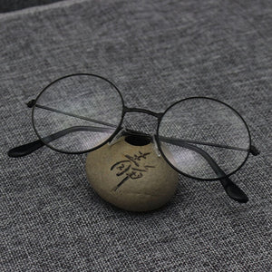 Fashion Vintage Retro Metal Frame Clear Lens Glasses Nerd Geek Eyewear Eyeglasses Oversized Round Circle Eye Glasses