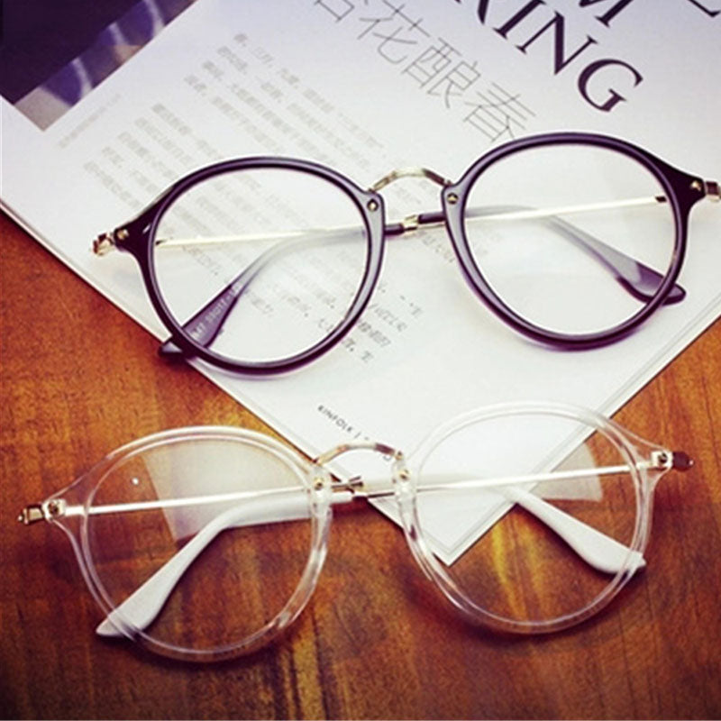 2020 Women Retro Myopia Eyeglasses Female Clear Lens Eye Glasses Frame Vintage Optical Transparent Frame